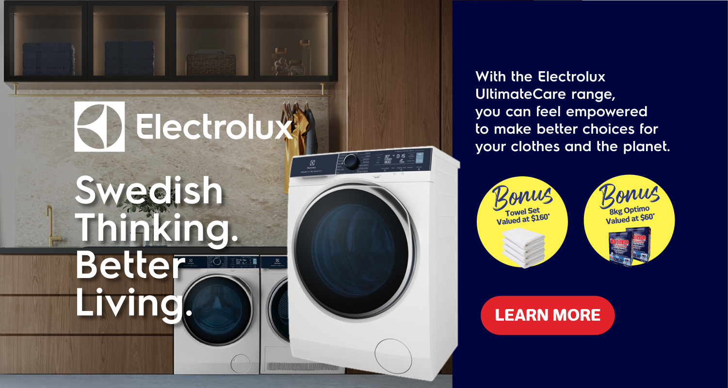 Westinghouse & Electrolux Laundry Guide at Retravision