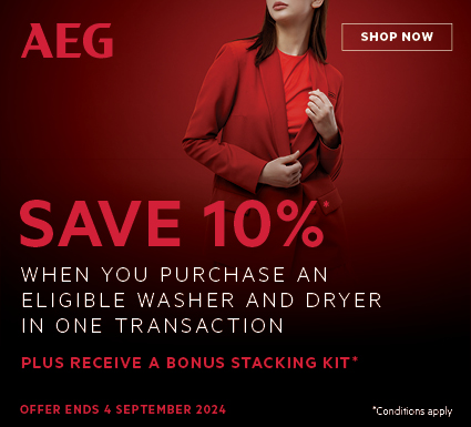 Save 10% On AEG Laundry Packages at Retravision