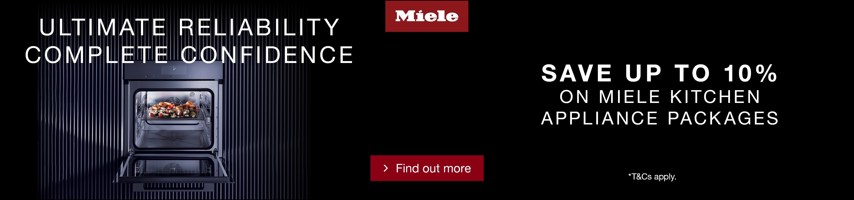 Save up to 10% on Miele Kitchen Appliance Packages at Retravision