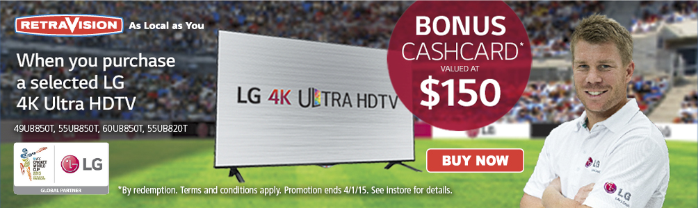 LG $150 Cashcard Promotion - TV