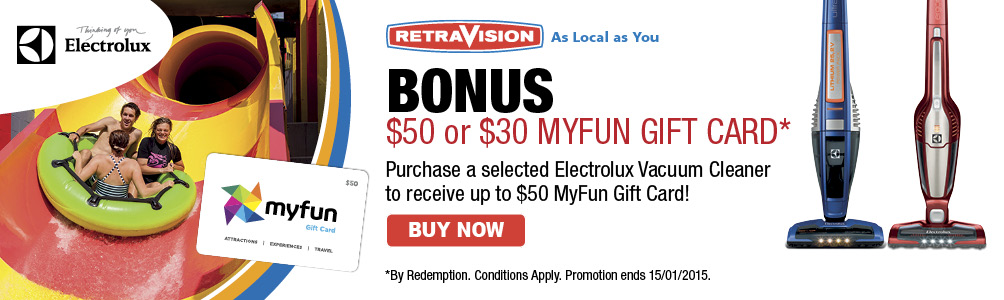BONUS $50 or $30 MYFUN GIFT CARD*