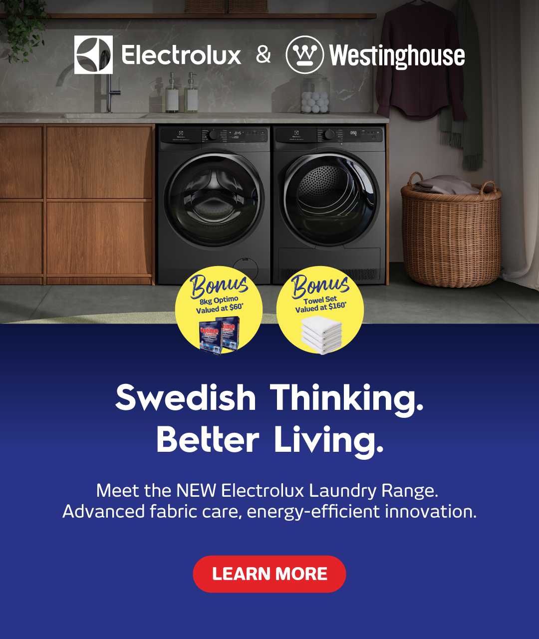 Electrolux & Westinghouse Laundry Guide