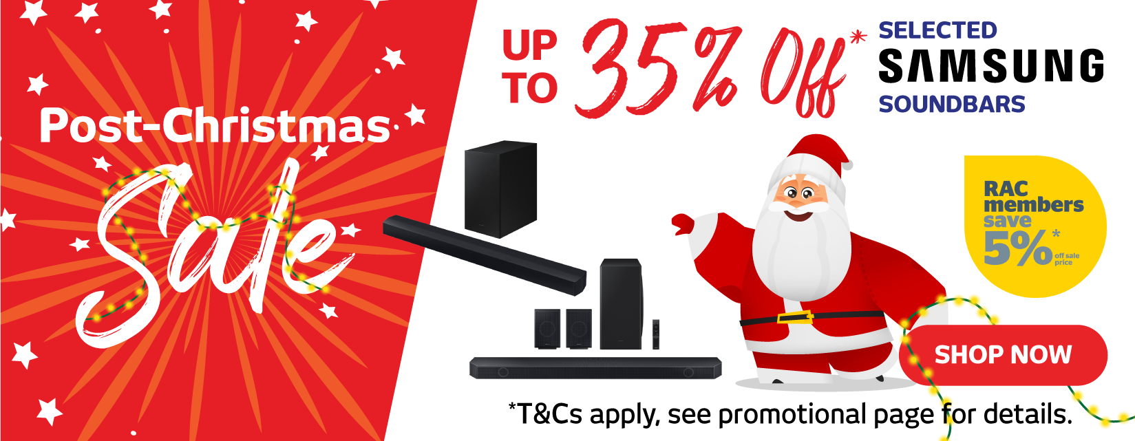 Samsung Soundbar Boxing Day Sale