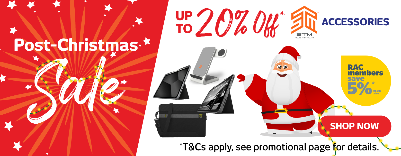 STM Accessories Boxing Day Sale