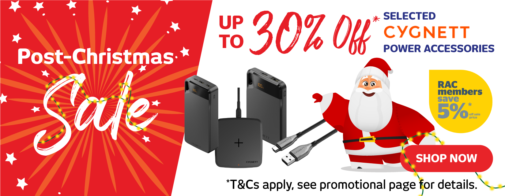 Cygnett Accessories Boxing Day Sale