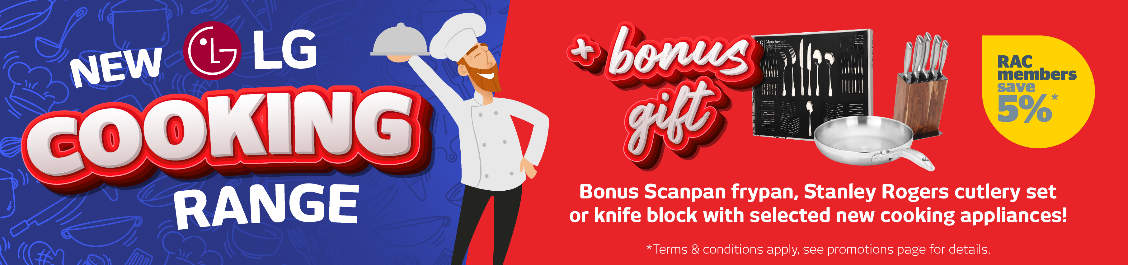 Bonus Offers With NEW LG Cooking Range