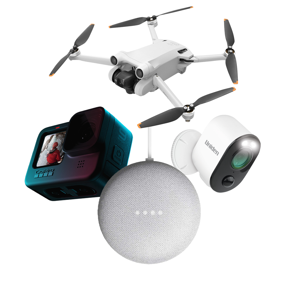 Smart Tech, Home Security, Action Cameras and Drones