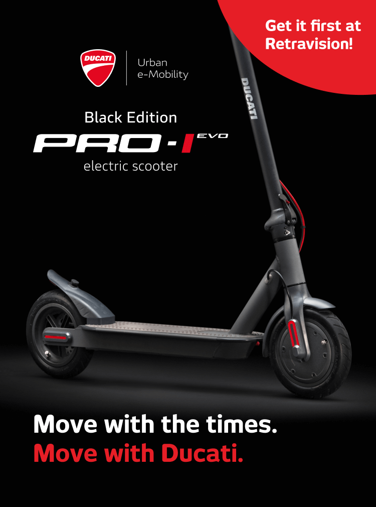 Ducati PRO-I EVO BLACK Electric Scooter