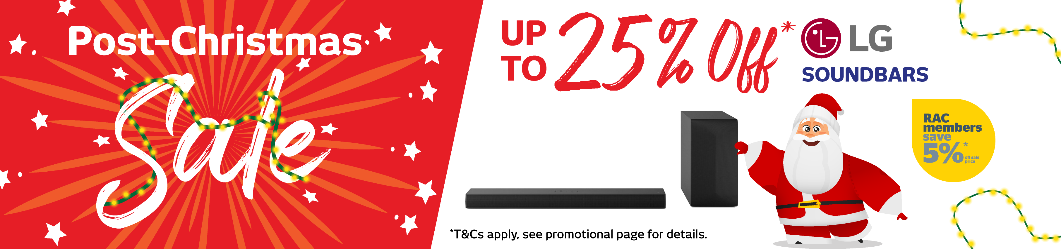 LG Soundbar Boxing Day Sale