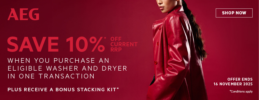 Everyday Offer: Save 10% On AEG Laundry Packages