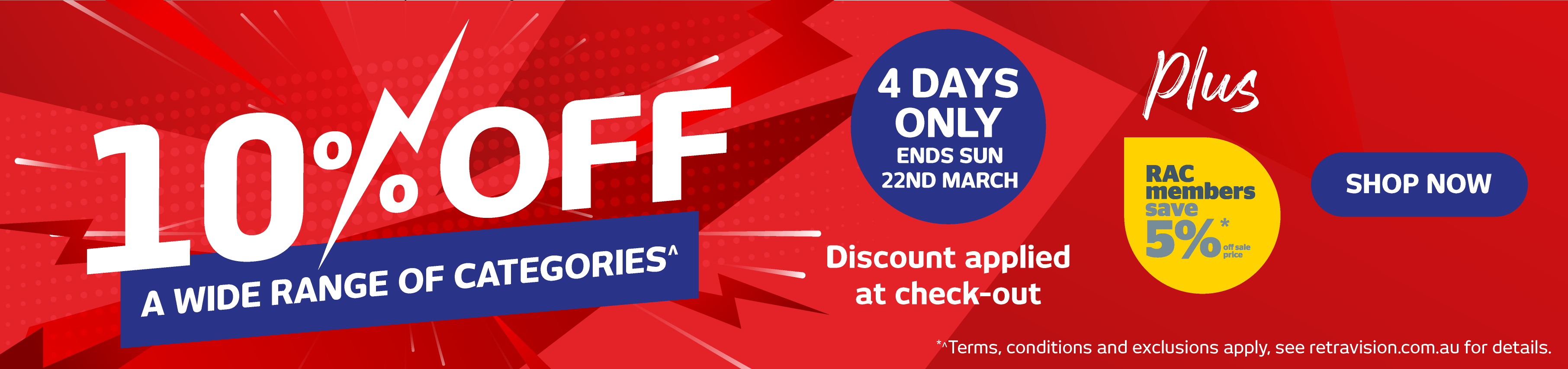 10% Off A Wide Range Of Categories