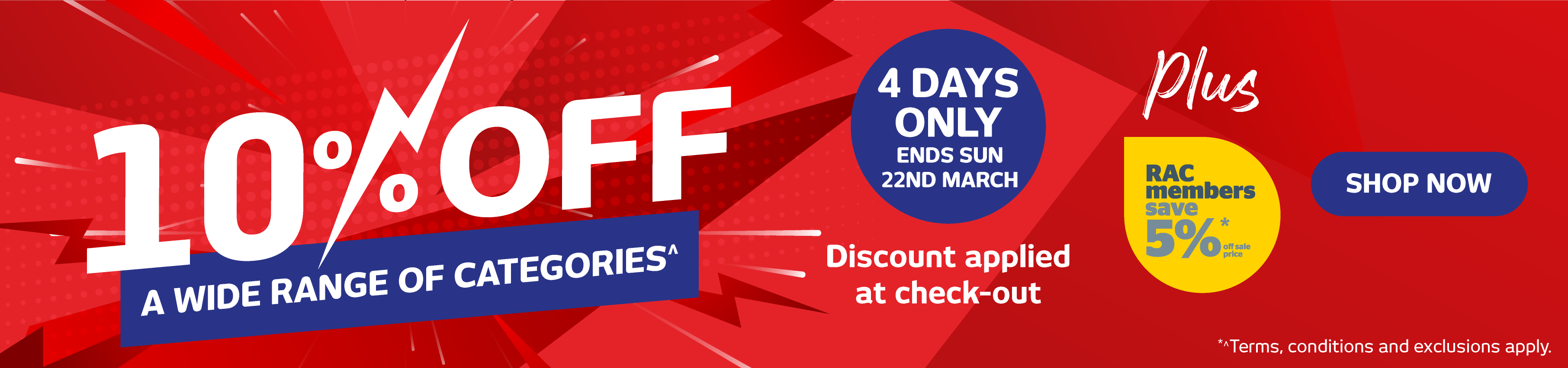 10% Off A Wide Range Of Categories