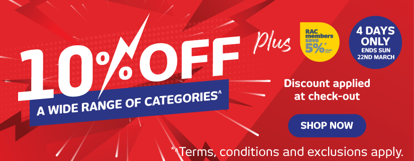 10% Off A Wide Range Of Categories
