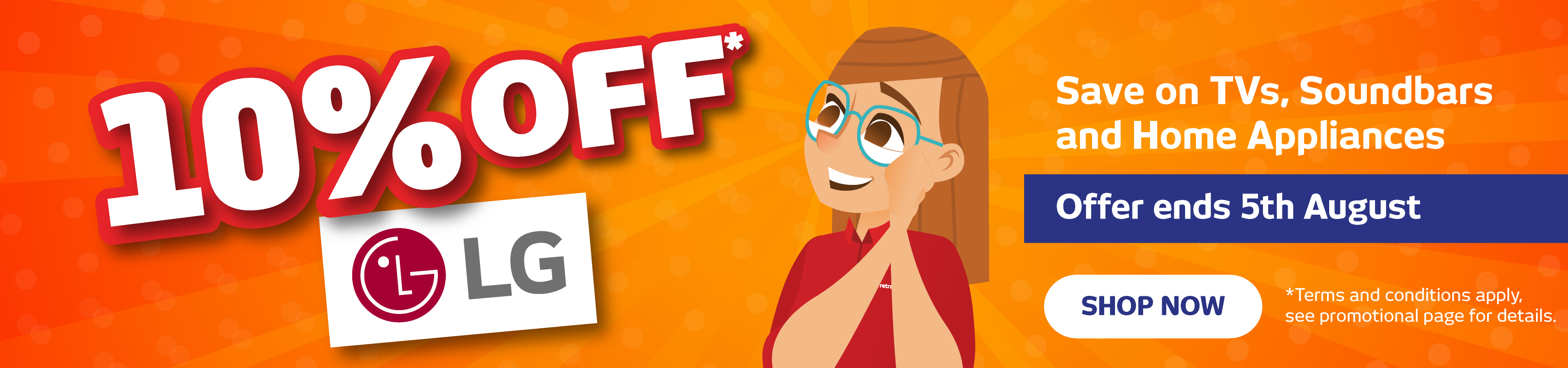 10% off LG (East Coast)