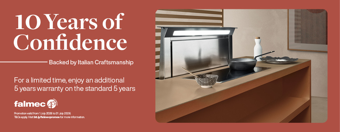 10 Year Warranty On Selected Falmec Appliances