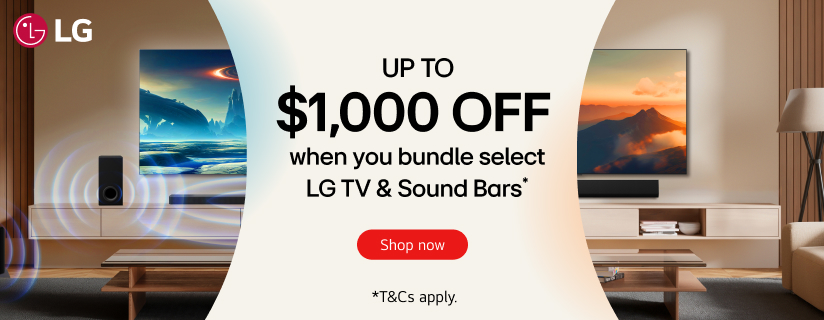 Save Up To $1000 On Selected LG TV & Soundbar Bundles
