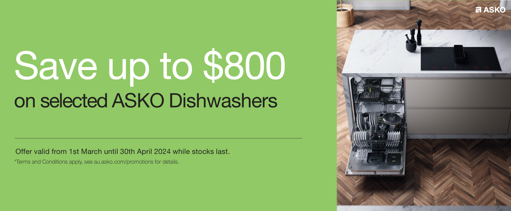 Save Up To $800 On Selected ASKO Dishwashers at Retravision