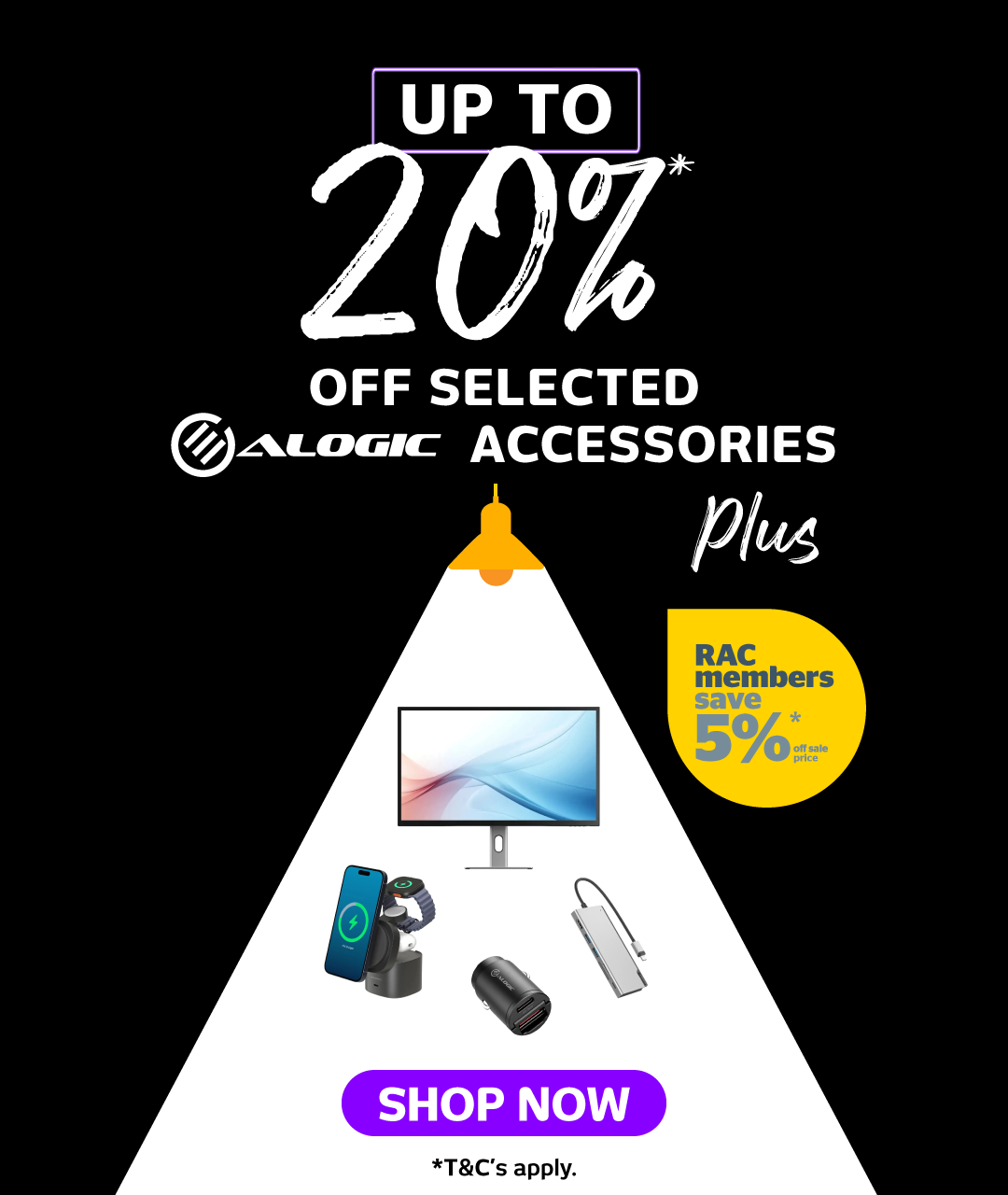 Up To 20%* Off Selected ALOGIC Accessories