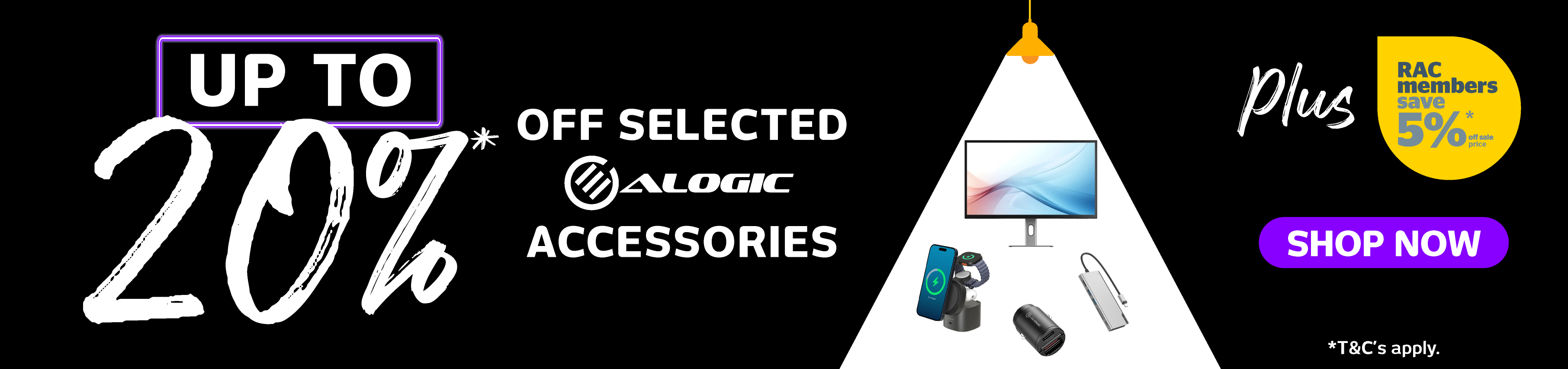 Up To 20%* Off Selected ALOGIC Accessories