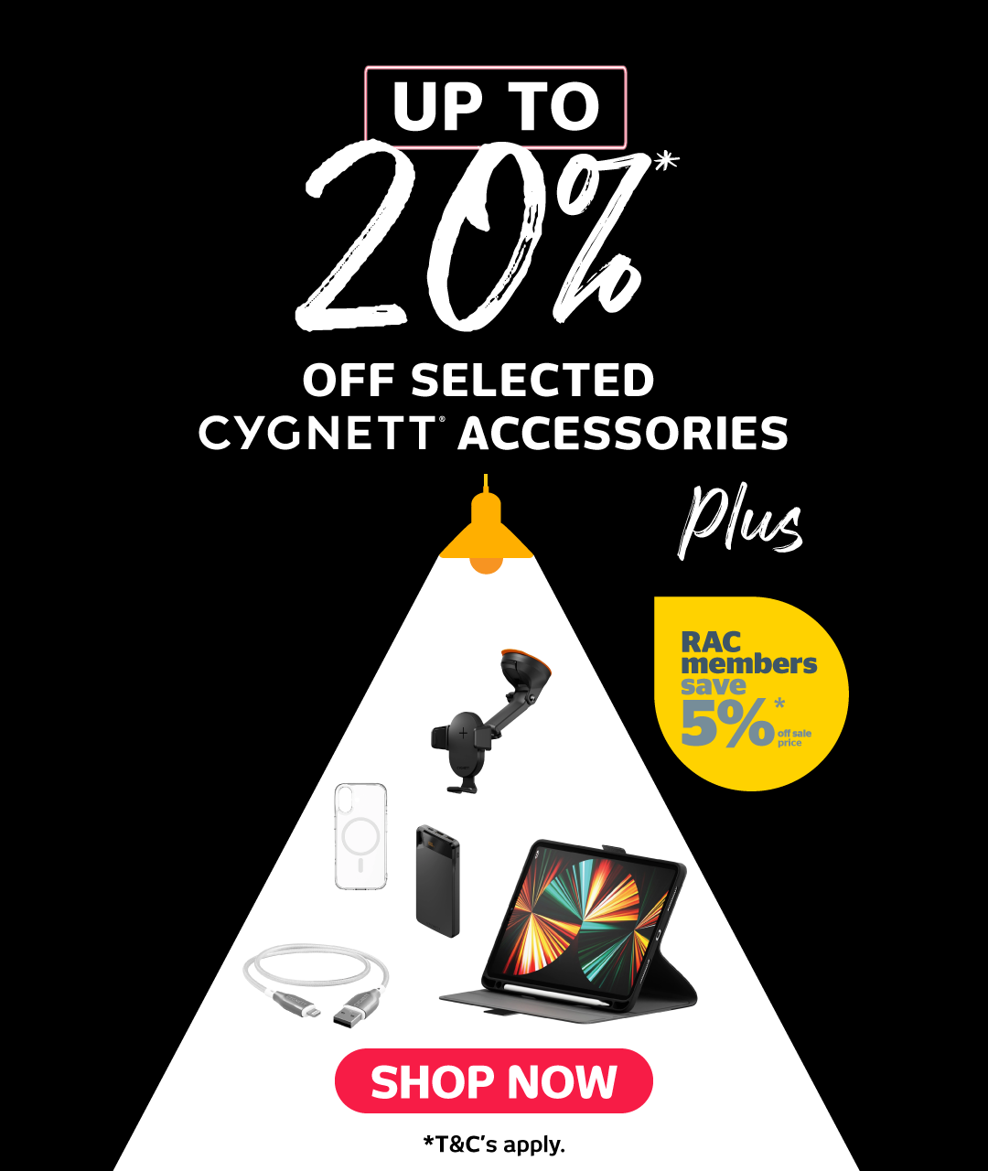 20% Off Selected Cygnett Accessories