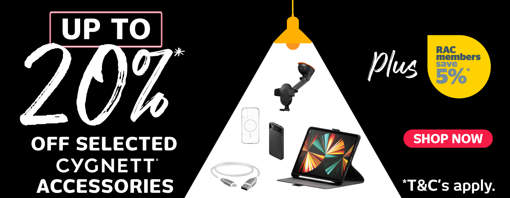 20% Off Selected Cygnett Accessories