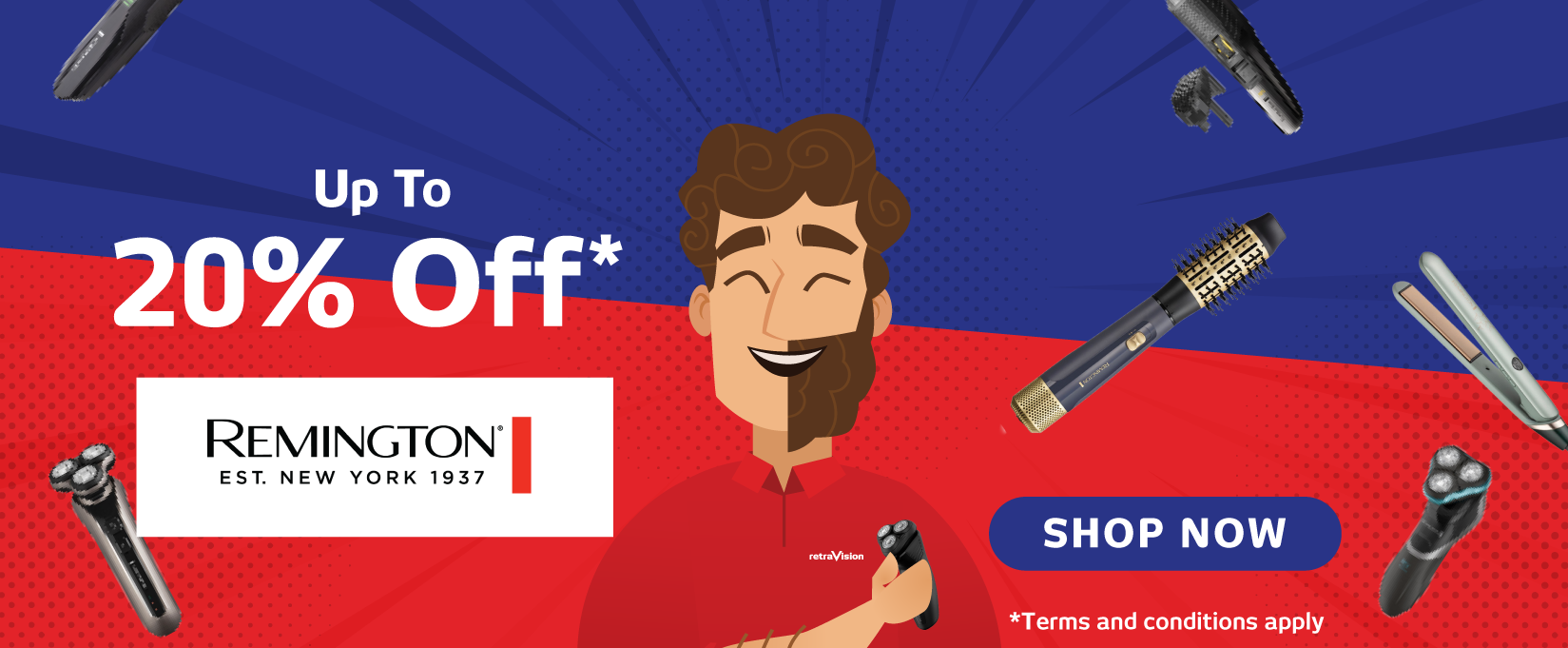 Up To 20% Off* Remington at Retravision