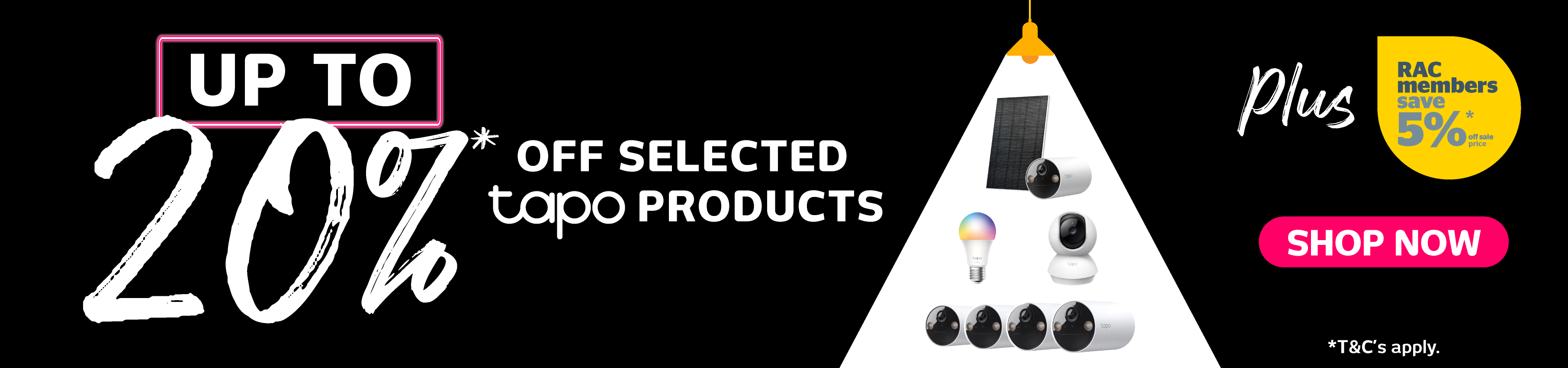 Up To 20% Off Selected Tapo Products