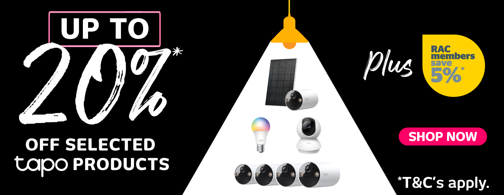 Up To 20% Off Selected Tapo Products