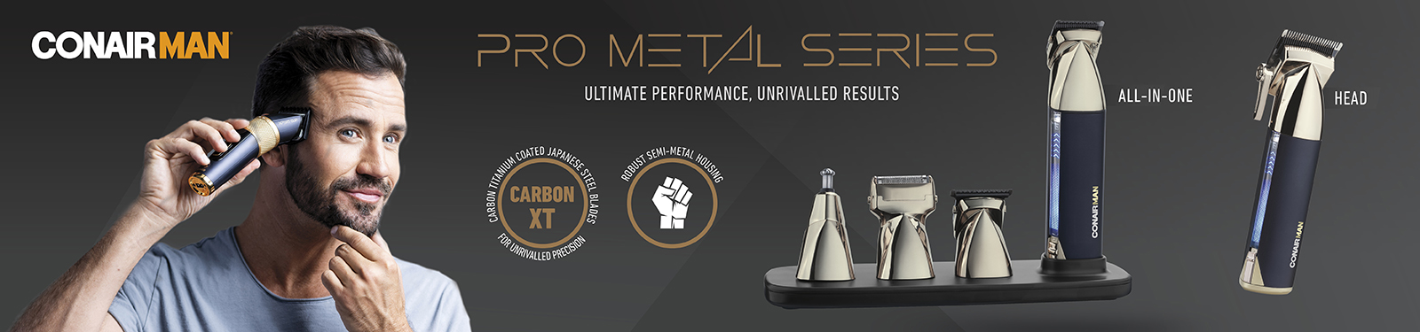 ConairMan Pro Metal Series at Retravision