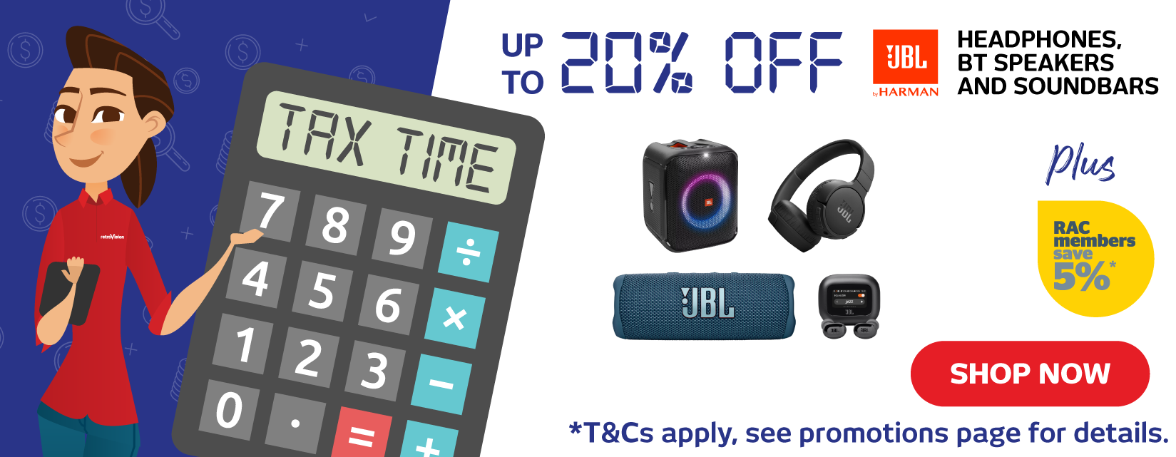 Up To 25% Off Select JBL Headphones, Bluetooth Speakers and Soundbars