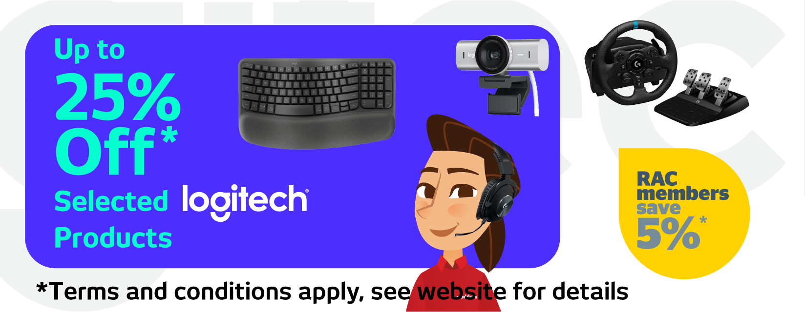 Up to 25% Off Selected Logitech Products at Retravision