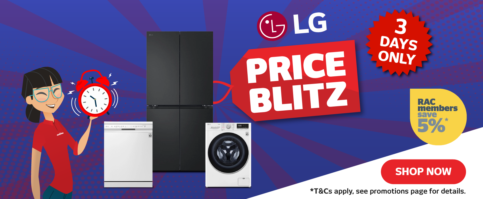 3 Day Price Blitz on LG at Retravision