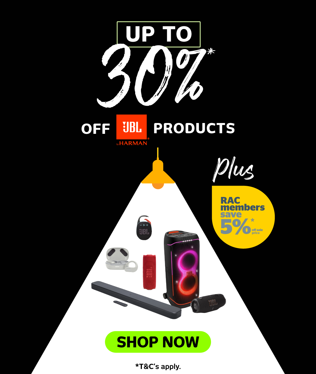 Up To 30% Off Selected JBL Products