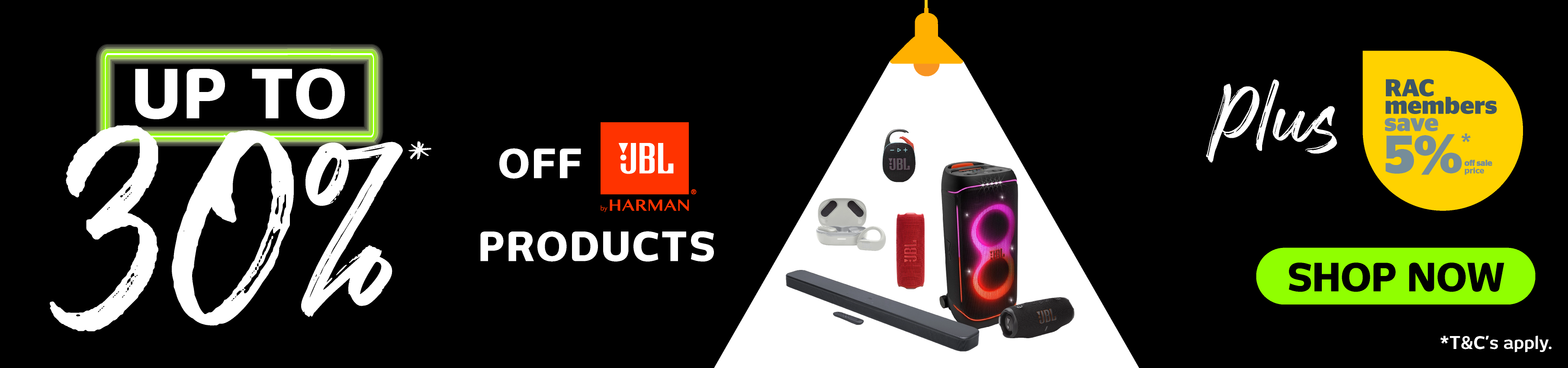 Up To 30% Off Selected JBL Products