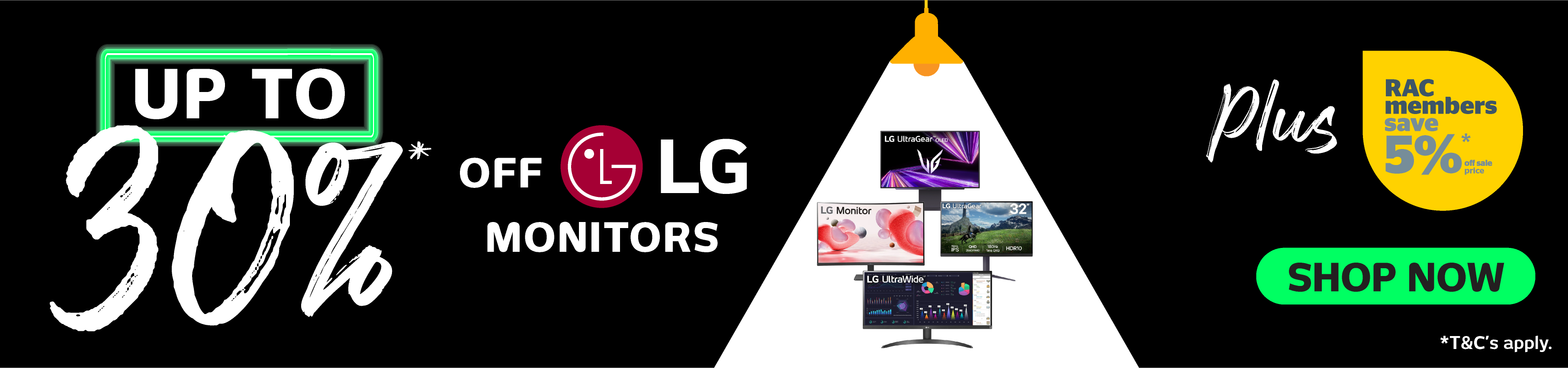 Up To 30% Off Selected LG Monitors