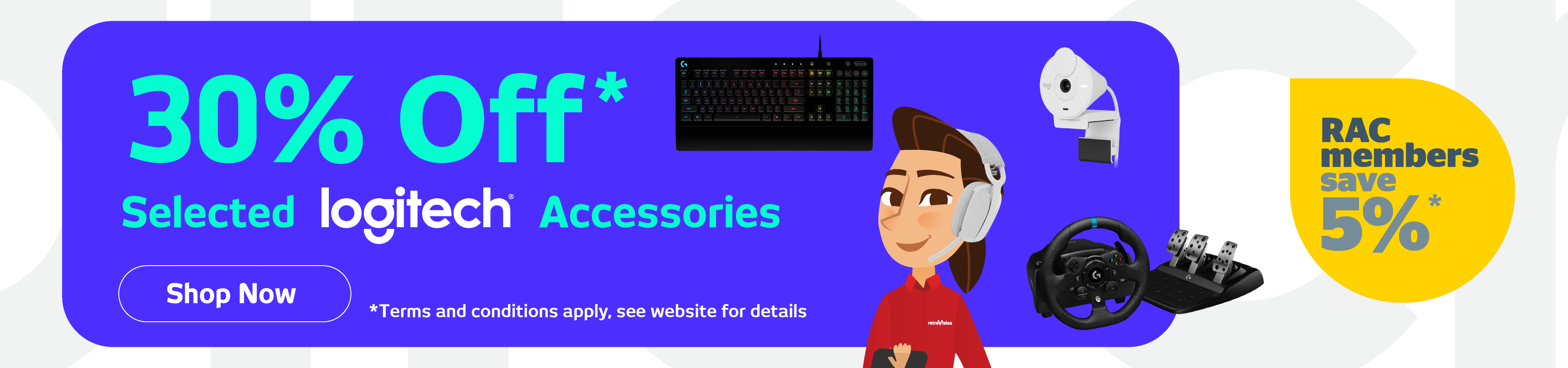 Up To 30% Off Selected Logitech Accessories