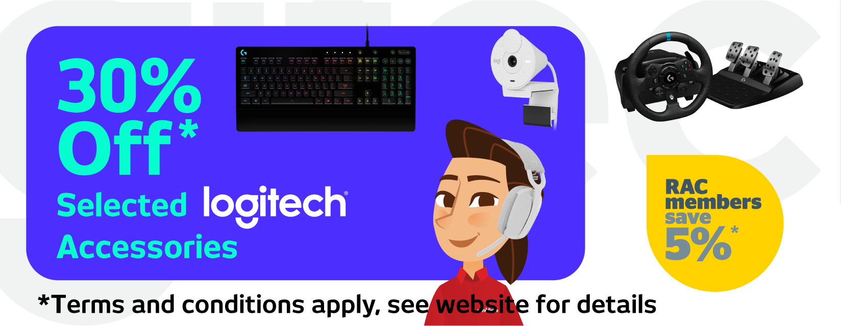 Up To 30% Off Selected Logitech Accessories