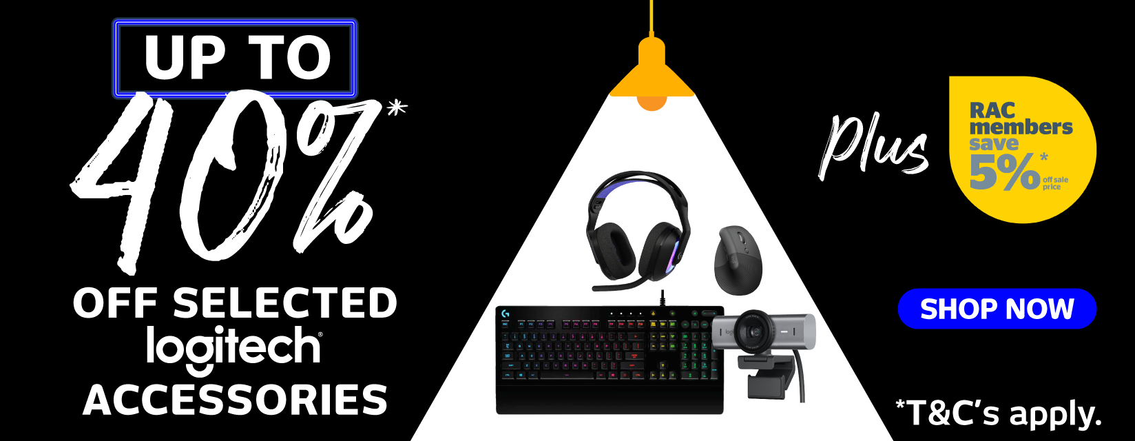 Up To 40% Off Selected Logitech Accessories