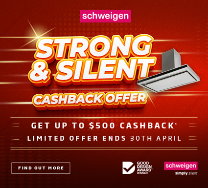 Up To $500 Cashback With Selected Schweigen Appliances