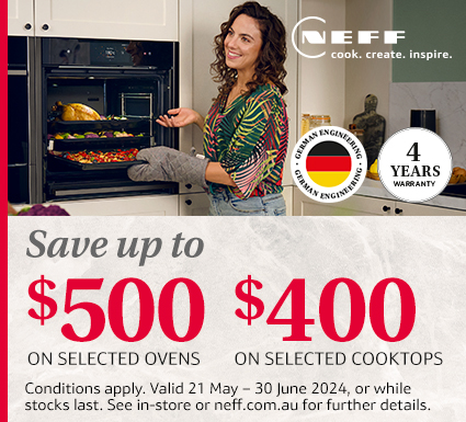 Save Up To $500 On Selected NEFF Cooking Appliances at Retravision