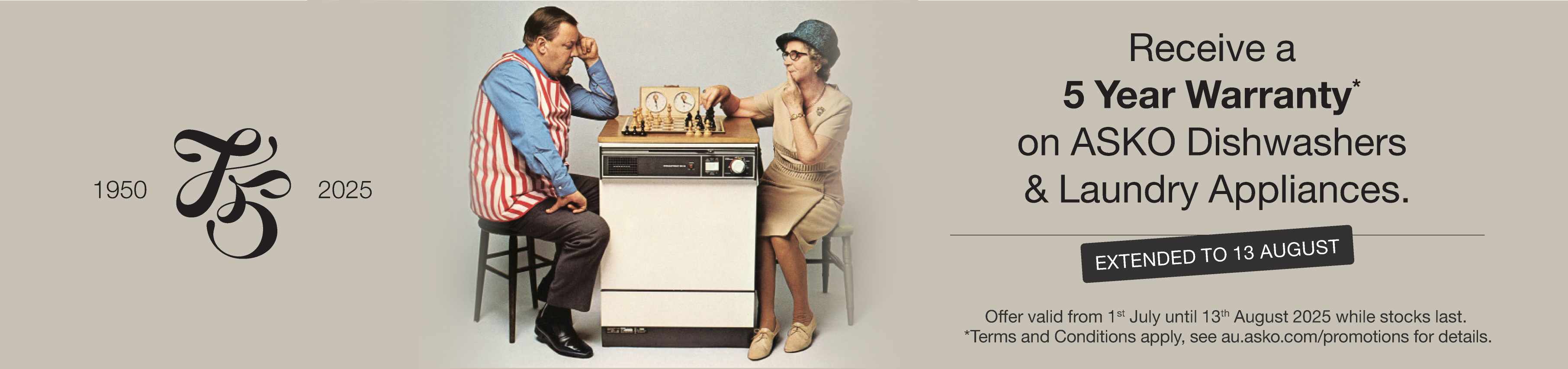 5 Year Warranty On Selected ASKO Dishwashers & Laundry Appliances