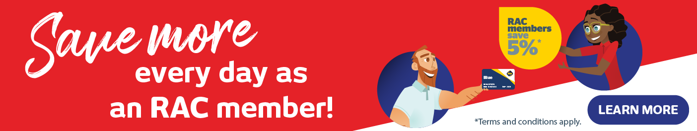 RAC Member Benefits at Retravision