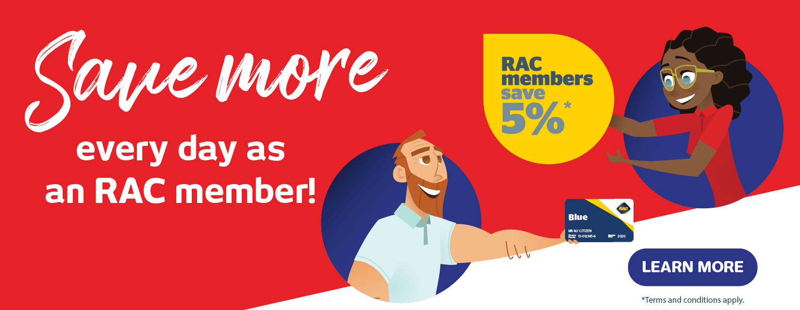 RAC Member Benefits at Retravision