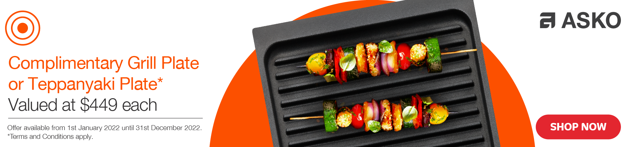 Bonus Teppanyaki Or Grill Plate With Selected ASKO Induction Cooktops