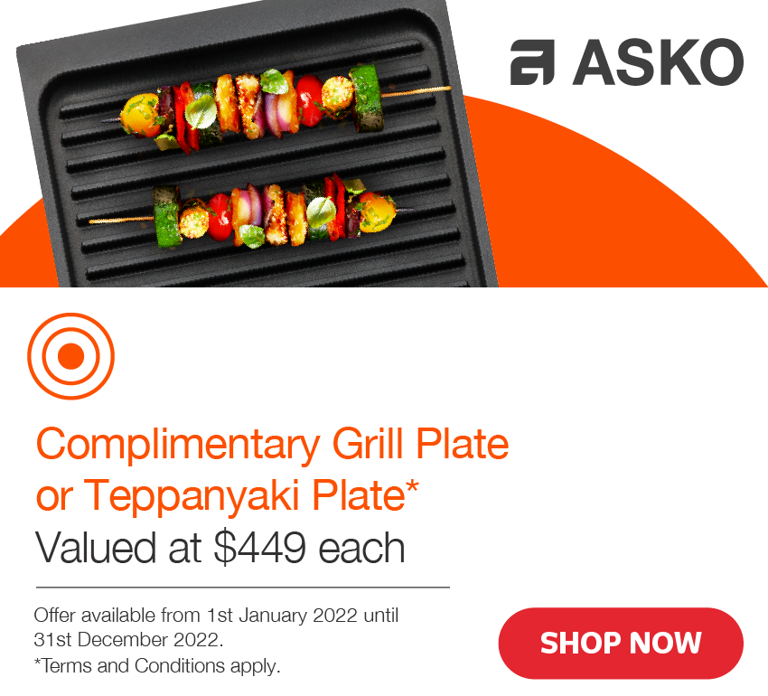 Bonus Teppanyaki Or Grill Plate With Selected ASKO Induction Cooktops
