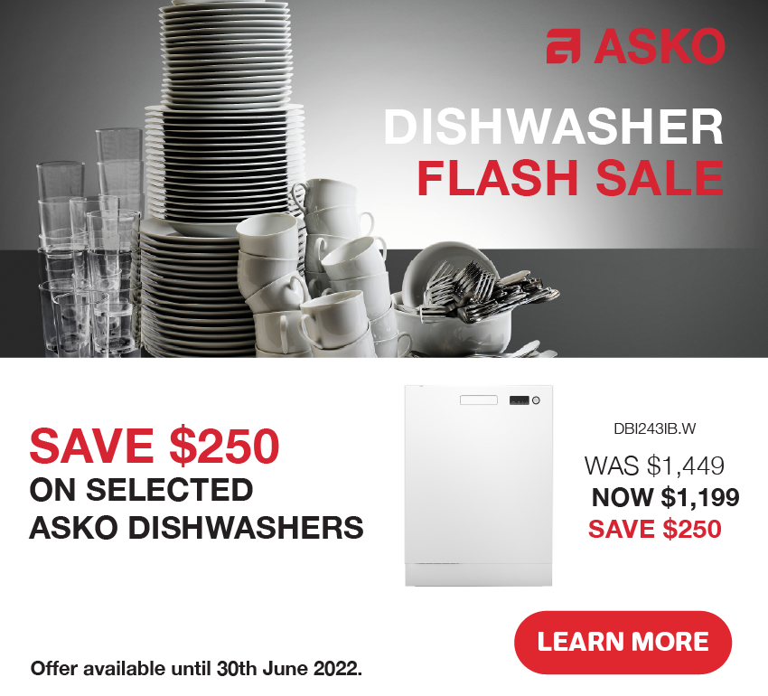 Save $250 On Selected ASKO Dishwashers at Retravision