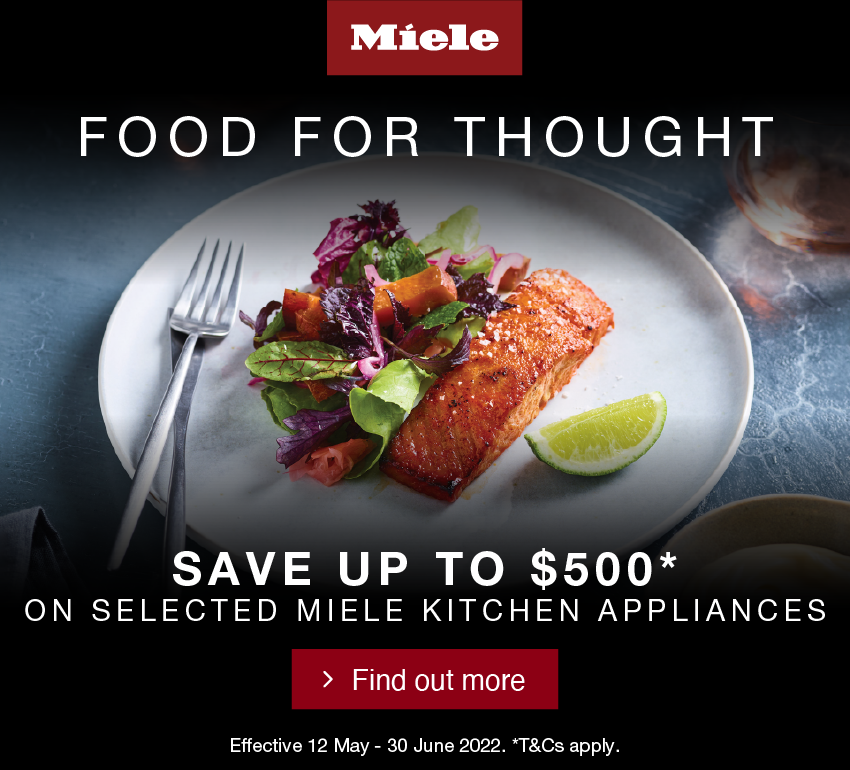 Save up to $500 on selected Miele Kitchen Appliances