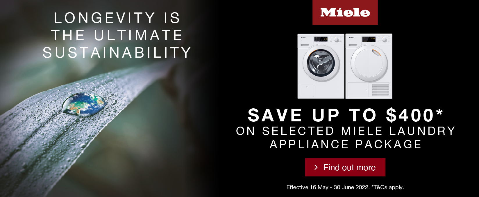 Save Up To $400 On Selected Miele Laundry Packages at Retravision