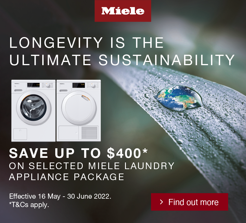 Save Up To $400 On Selected Miele Laundry Packages