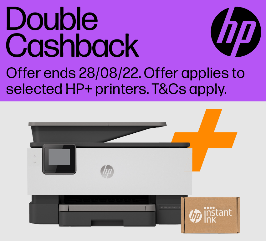 HP Printer Double Cashback